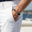 YACHT CREW medium anchor bracelet midnight blue