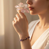 YACHT CREW medium anchor bracelet navy blue pink