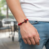 YACHT CREW medium anchor bracelet red