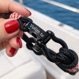 CAPTAIN 4mm Armband mit nautischer Faltschließe - Kroatien